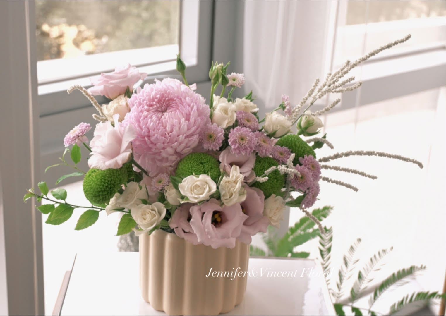 訂製花藝作品細節