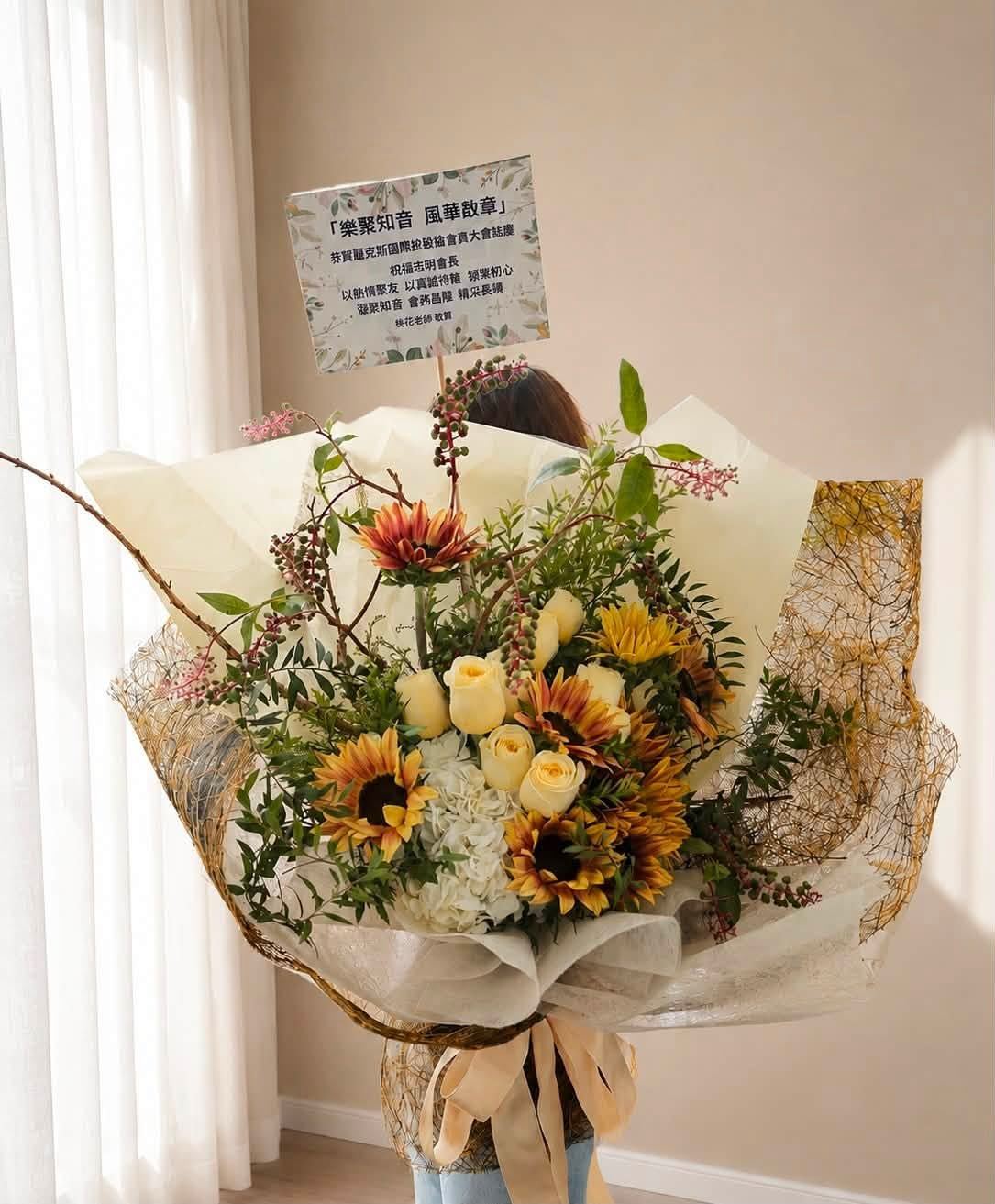 華麗活動花藝布置現場