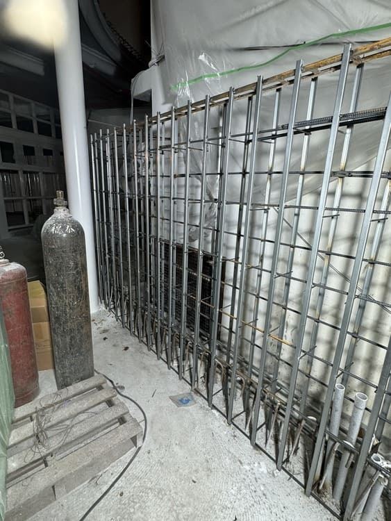 民宿鋼網牆水電管線配置示意圖