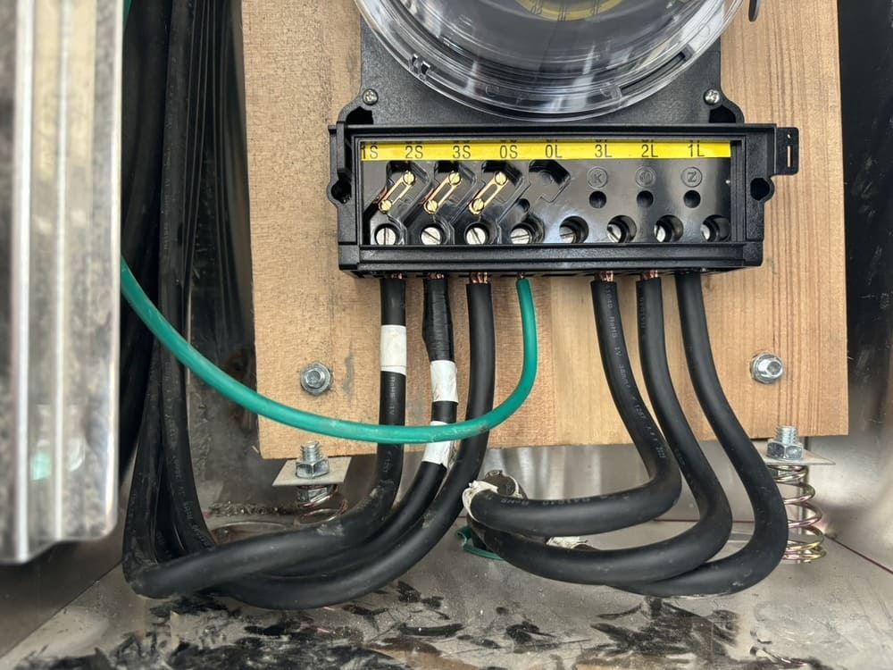 電熱水器安裝完成示意圖