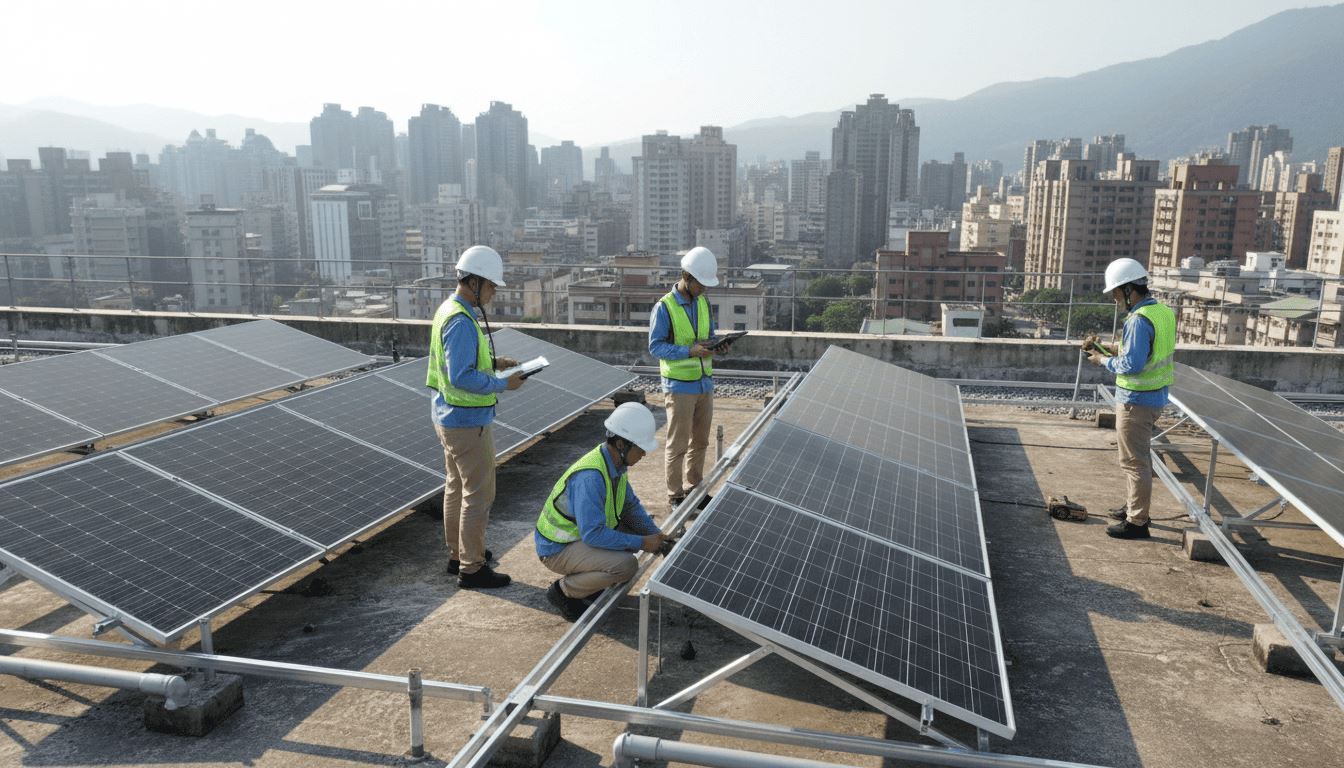 太陽能出租裝置示意圖